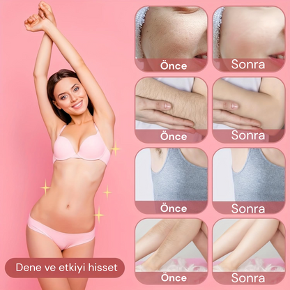 2'si 1 Arada Ağrısız Bikini Bölgesi Tıraş Makinesi – Su Geçirmez & Hassas Ciltler İçin Uygun
